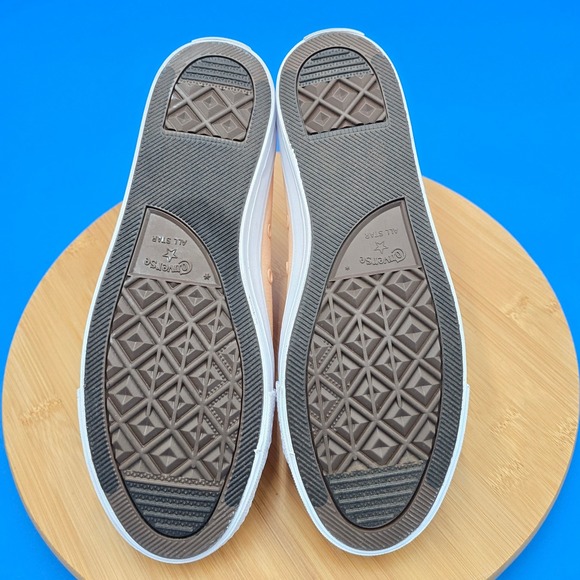 Converse All Star Lightweight Low Top Sneakers Peach Canvas Shoes Womens 8.5 NEW - Picture 7 of 9